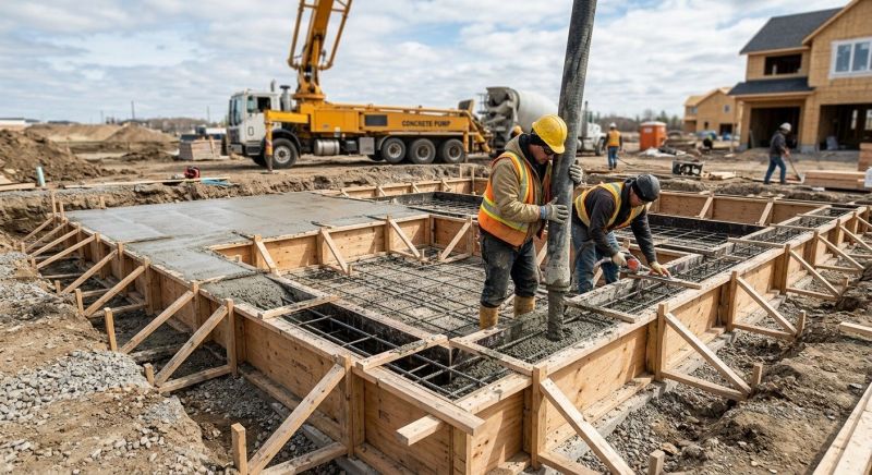 House Foundation Installation