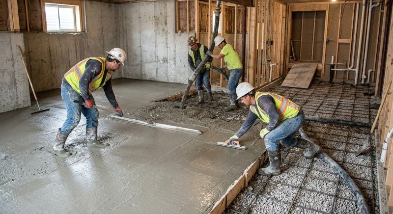 Basement Concrete Installation in Coupeville, WA
