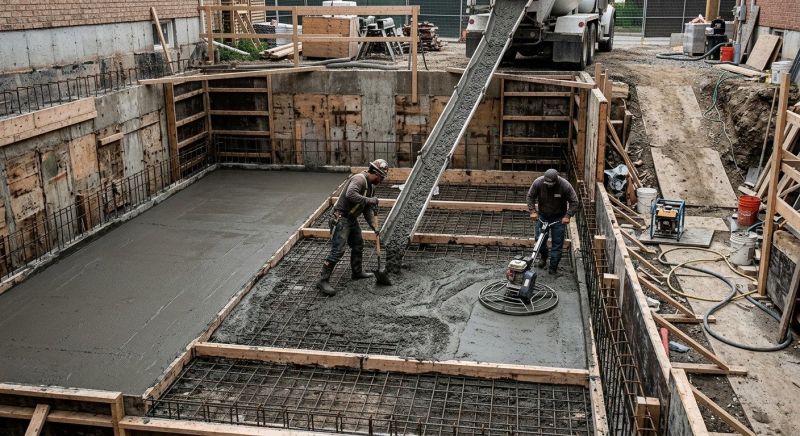 Basement Concrete Installation in Skagit County, WA