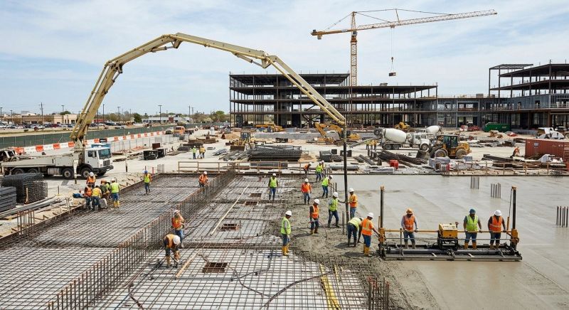 Commercial Slab Construction in Anacortes, WA