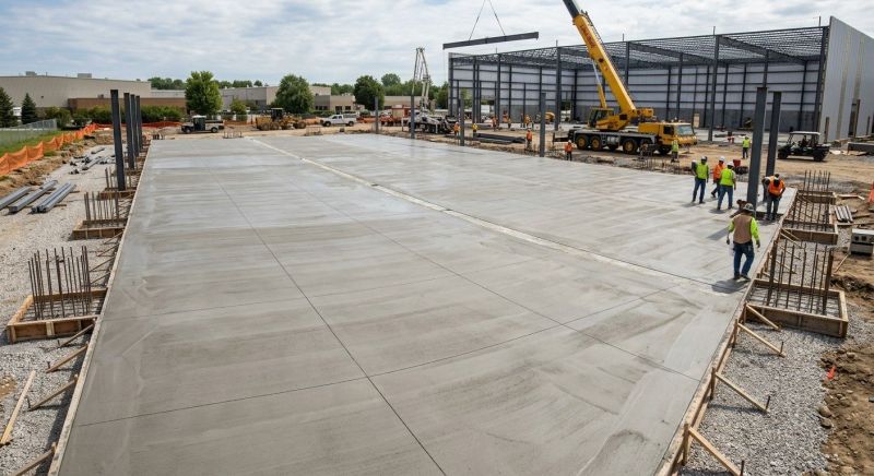 Commercial Slab Installation in Burlington, WA