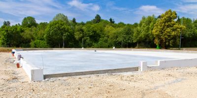 Commercial Slab Installation in Oak Harbor, WA