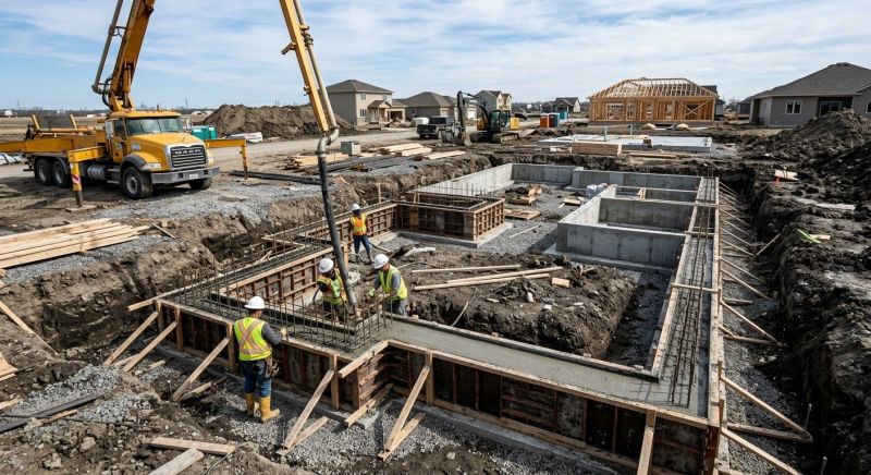 Concrete Foundation Installation in Anacortes, WA