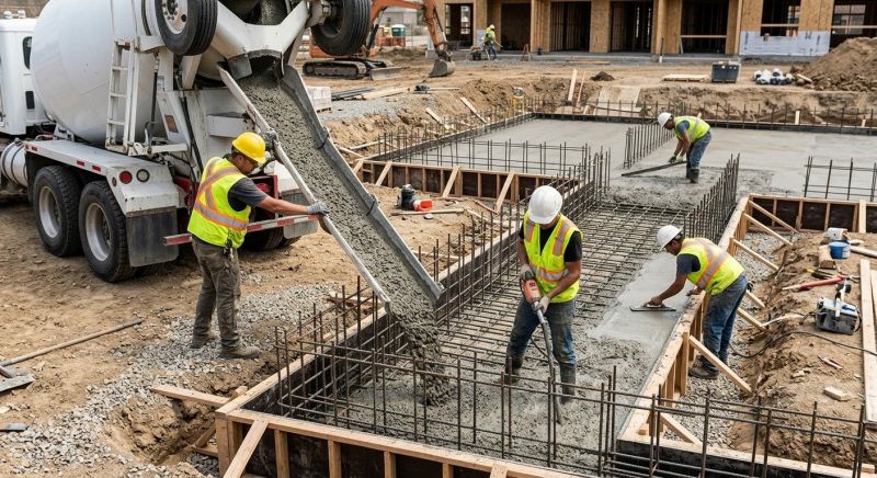 Foundation Wall Pouring in Burlington, WA