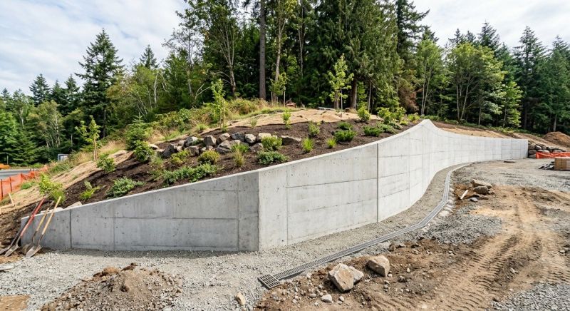 Concrete Wall Installation project example